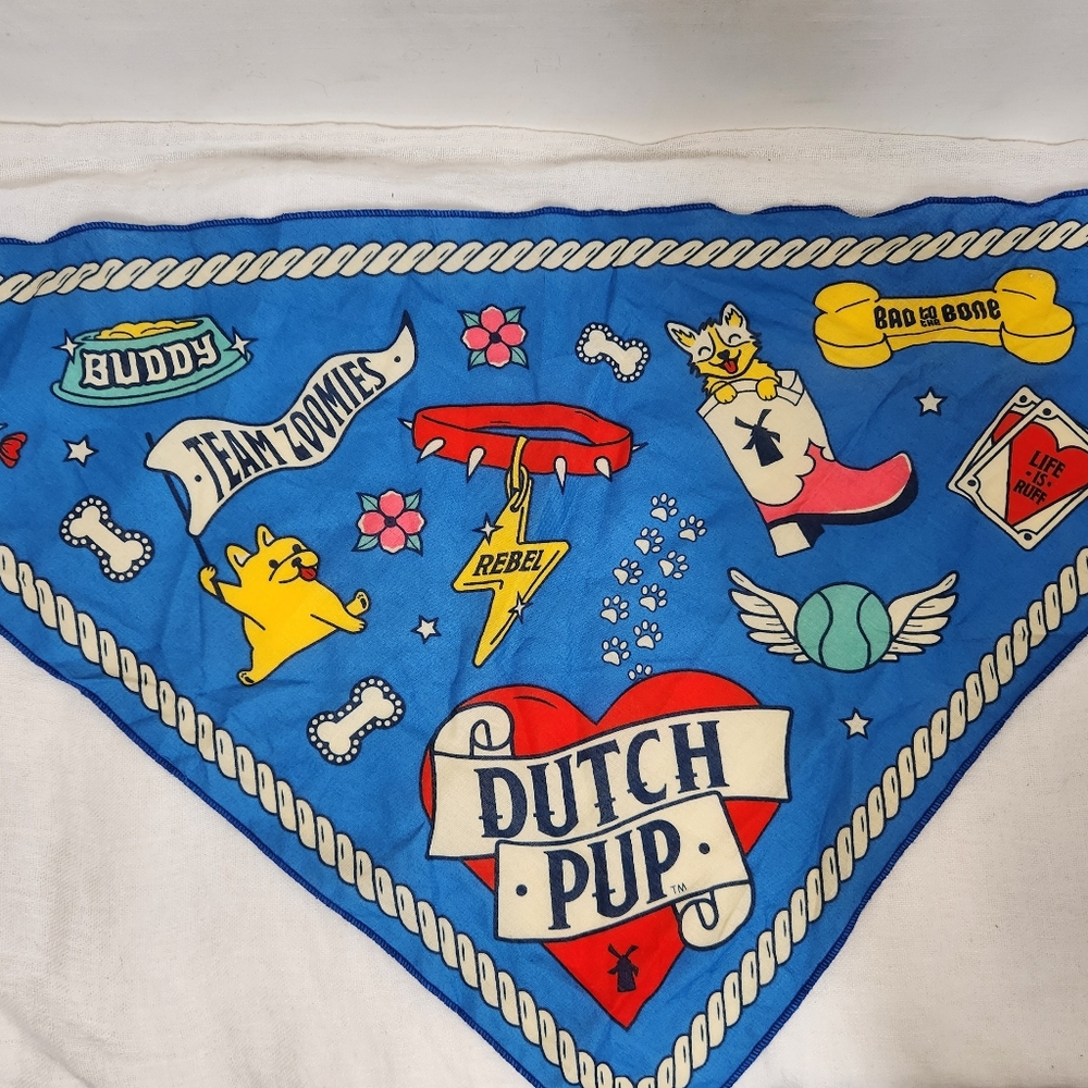 Dutch Bros Dog Bandana National Dog Day Coffee Lovers Pup